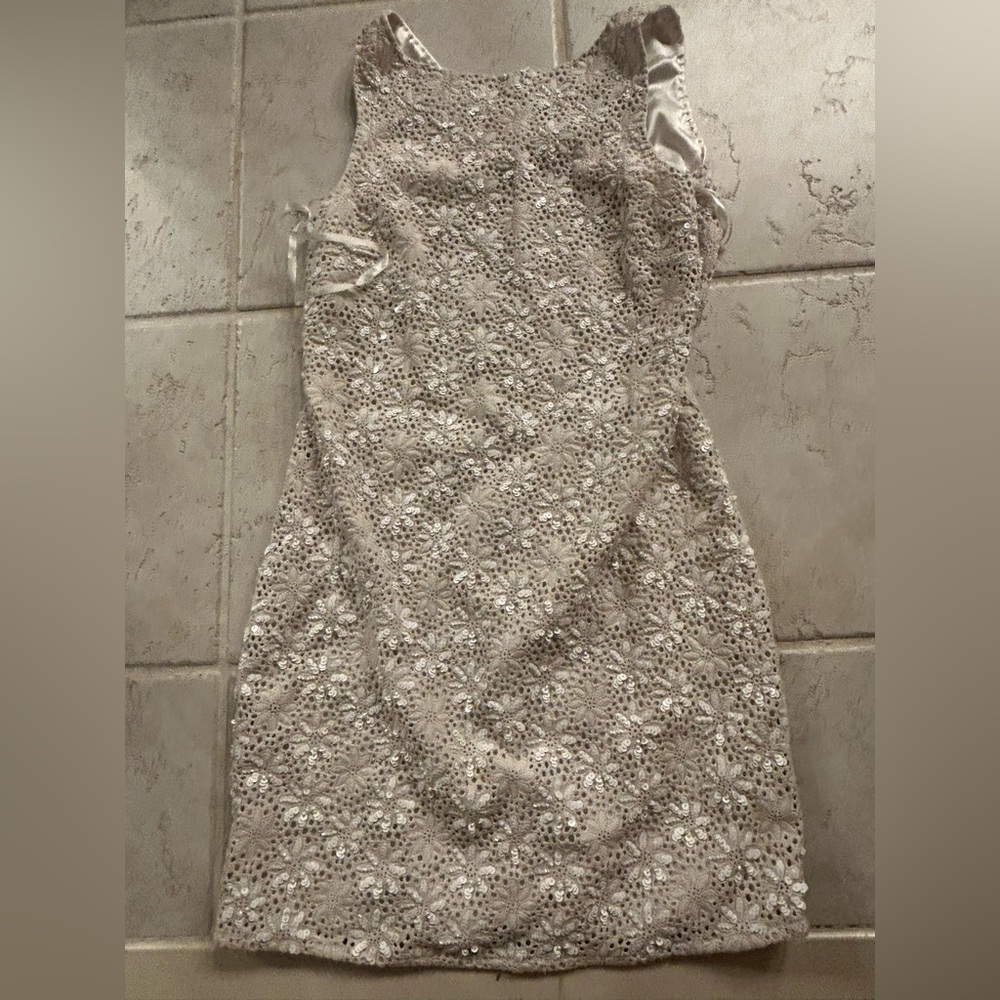 Parker Cream Sheath Cocktail Dress perfect for bachelorette